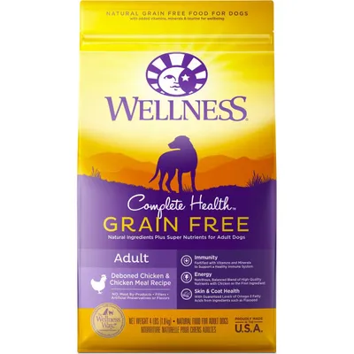 Wellness Grain-Free Complete Health Adult Deboned Chicken &amp; Chicken Meal