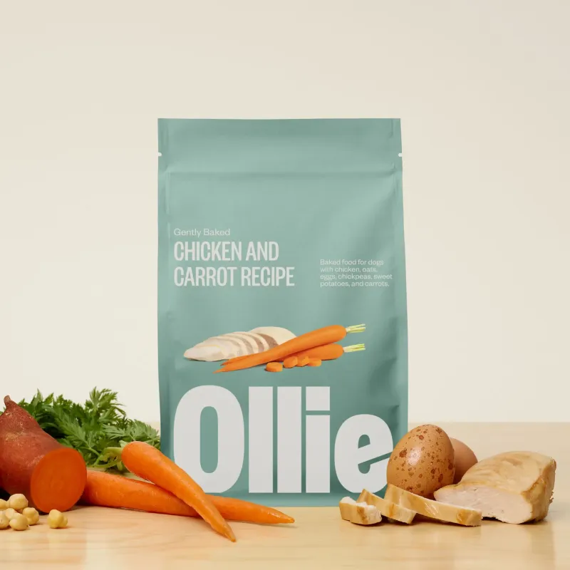 ollie Baked Chicken &amp; Carrot Recipe Dog Food