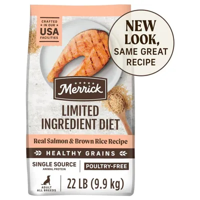 Merrick Limited Ingredient Diet Real Salmon & Brown Rice Dog Food