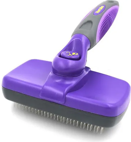 Hertzko Self-Cleaning Dog &amp; Cat Slicker Brush