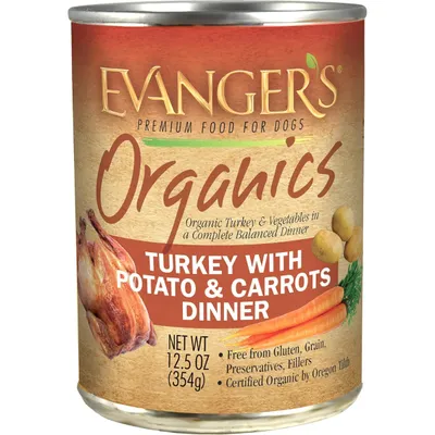 Evanger's Organic Turkey with Potato &amp; Carrots Dinner Canned Dog Food Square