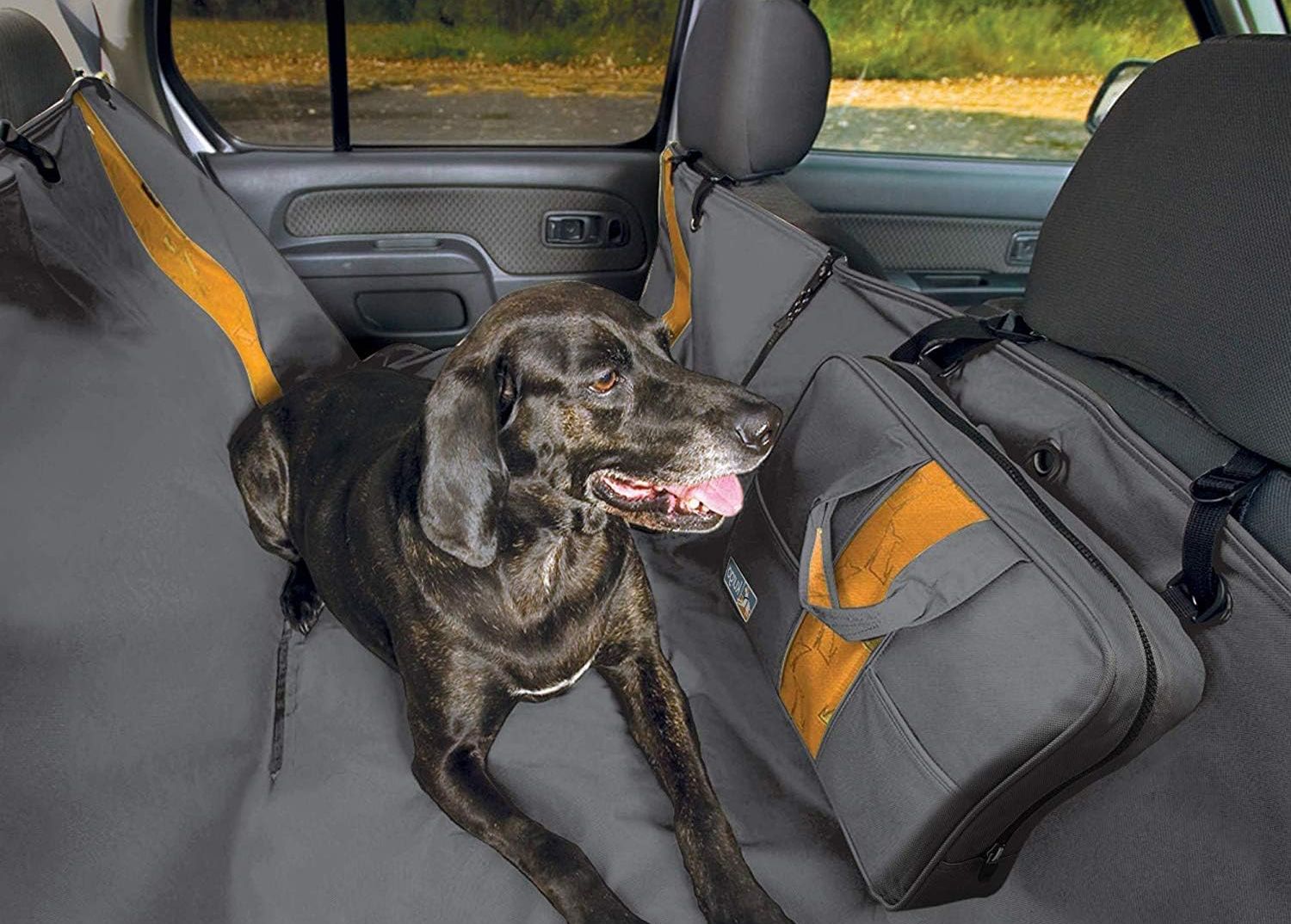 Kurgo Wander Hammock - dog on the product