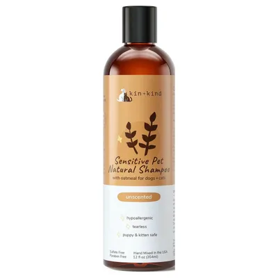 kin+kind Natural Oatmeal Dog &amp; Cat Shampoo