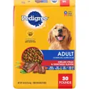 Pedigree Complete Nutrition Grilled Steak & Vegetable Flavor Dog Kibble Adult Dry Dog Food New