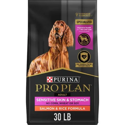 Purina Pro Plan Adult Sensitive Skin &amp; Stomach Salmon &amp; Rice Formula Dry Dog Food