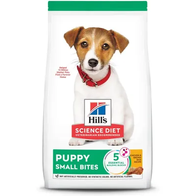 Hill's Science Diet Puppy Small Bites Chicken &amp; Brown Rice Recipe Dry Dog Food