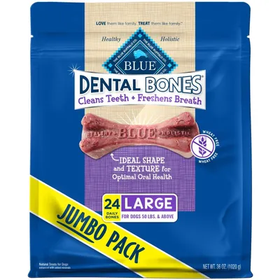 Blue Buffalo Dental Bones Rawhide-Free Large Dental Treats