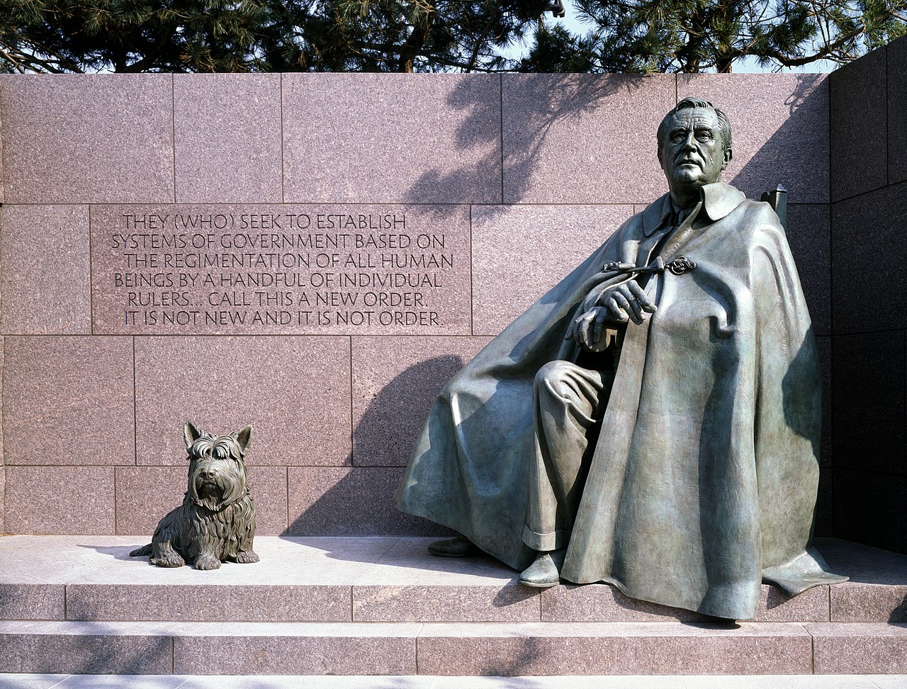 FDR Memorial Fala Roosevelt