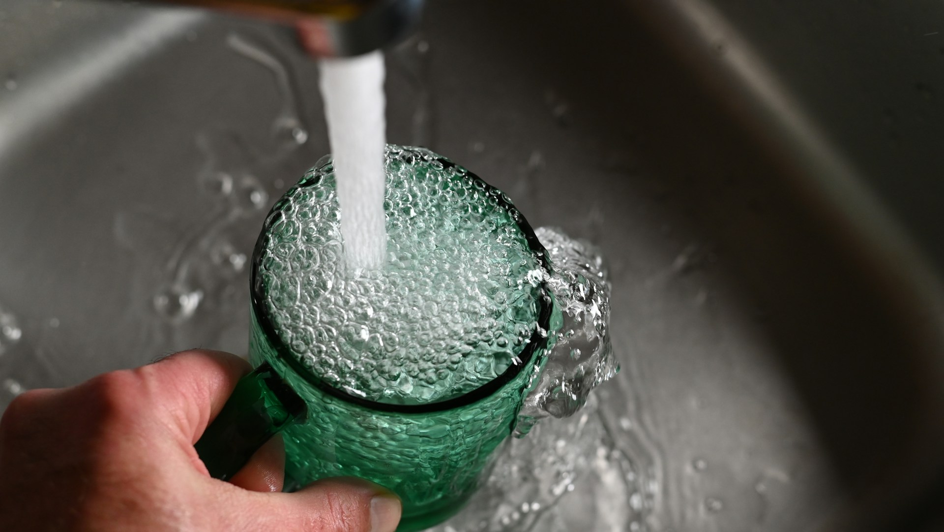 getting tap water