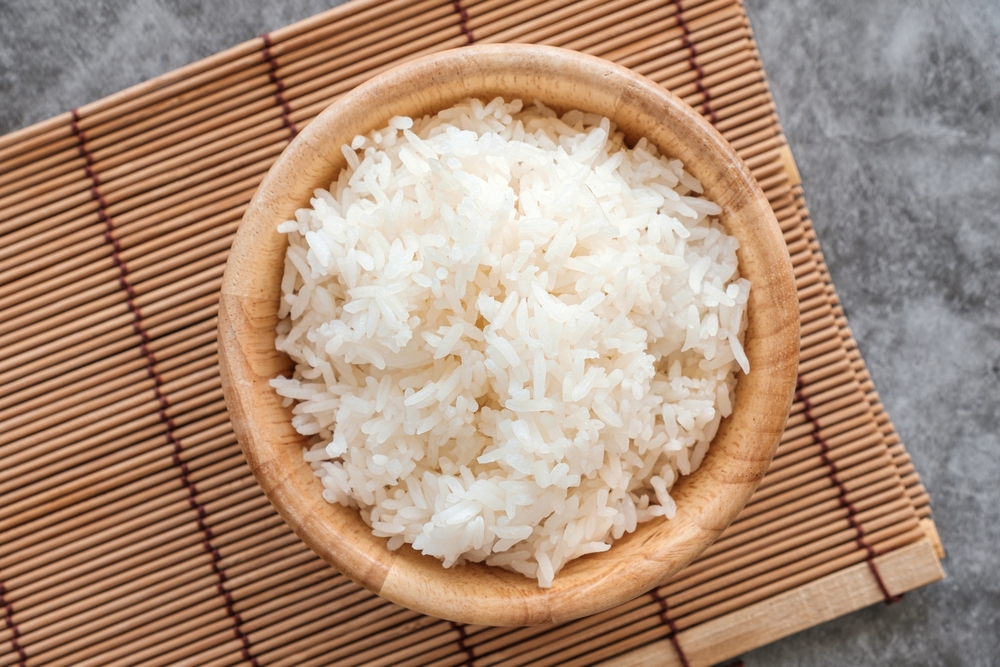bowl of white rice
