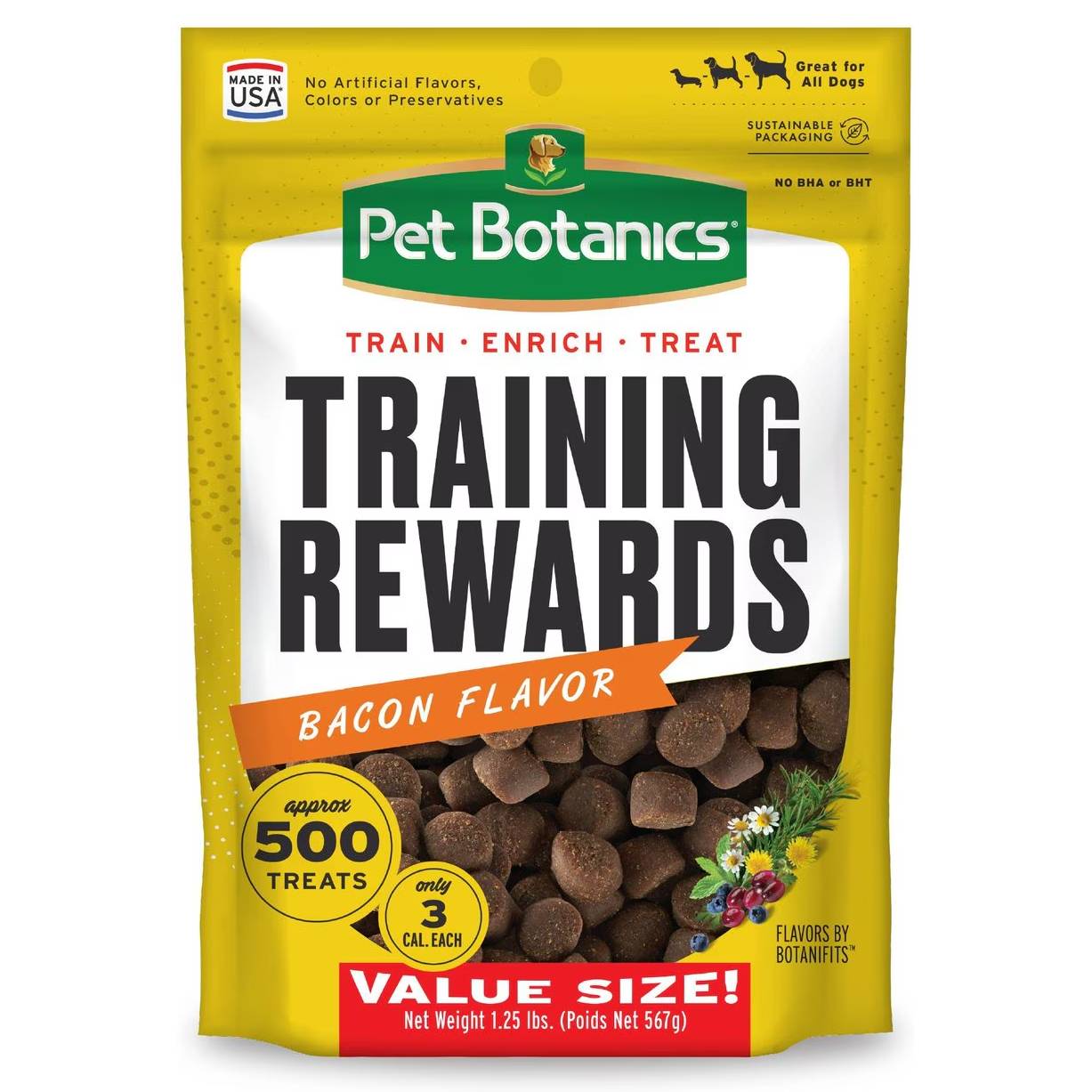 Pet Botanics Training Reward Bacon Flavor