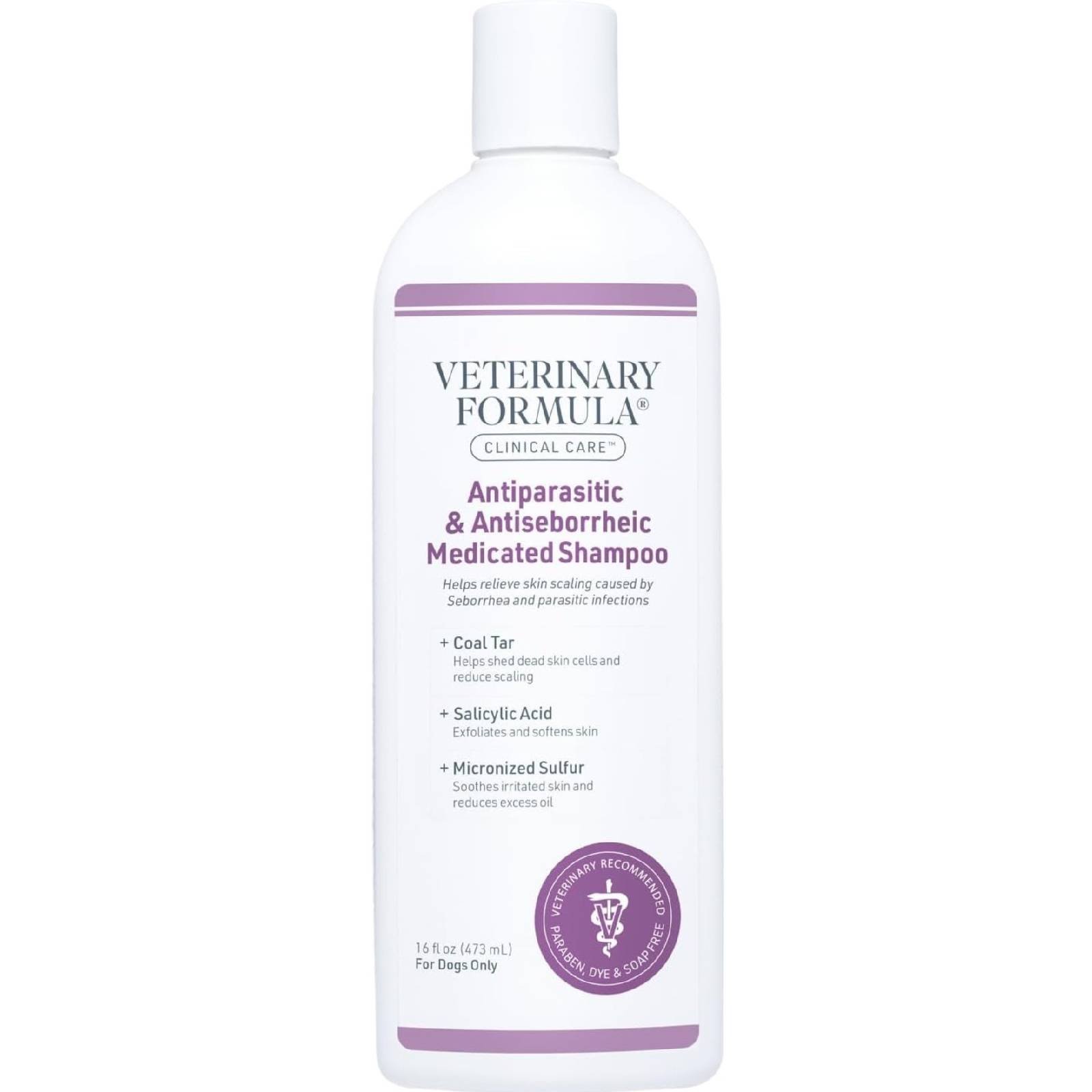 Veterinary Formula Clinical Care Antiparasitic & Antiseborrheic Medicated Dog Shampoo