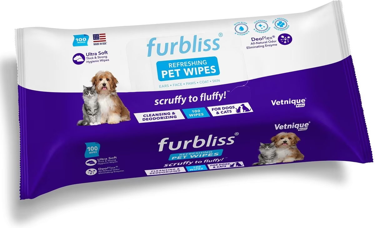 Vetnique Labs Furbliss Pet Wipes