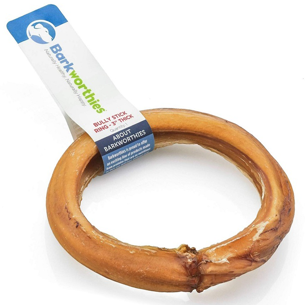 Barkworthies Rings Bully Sticks Dog Treats