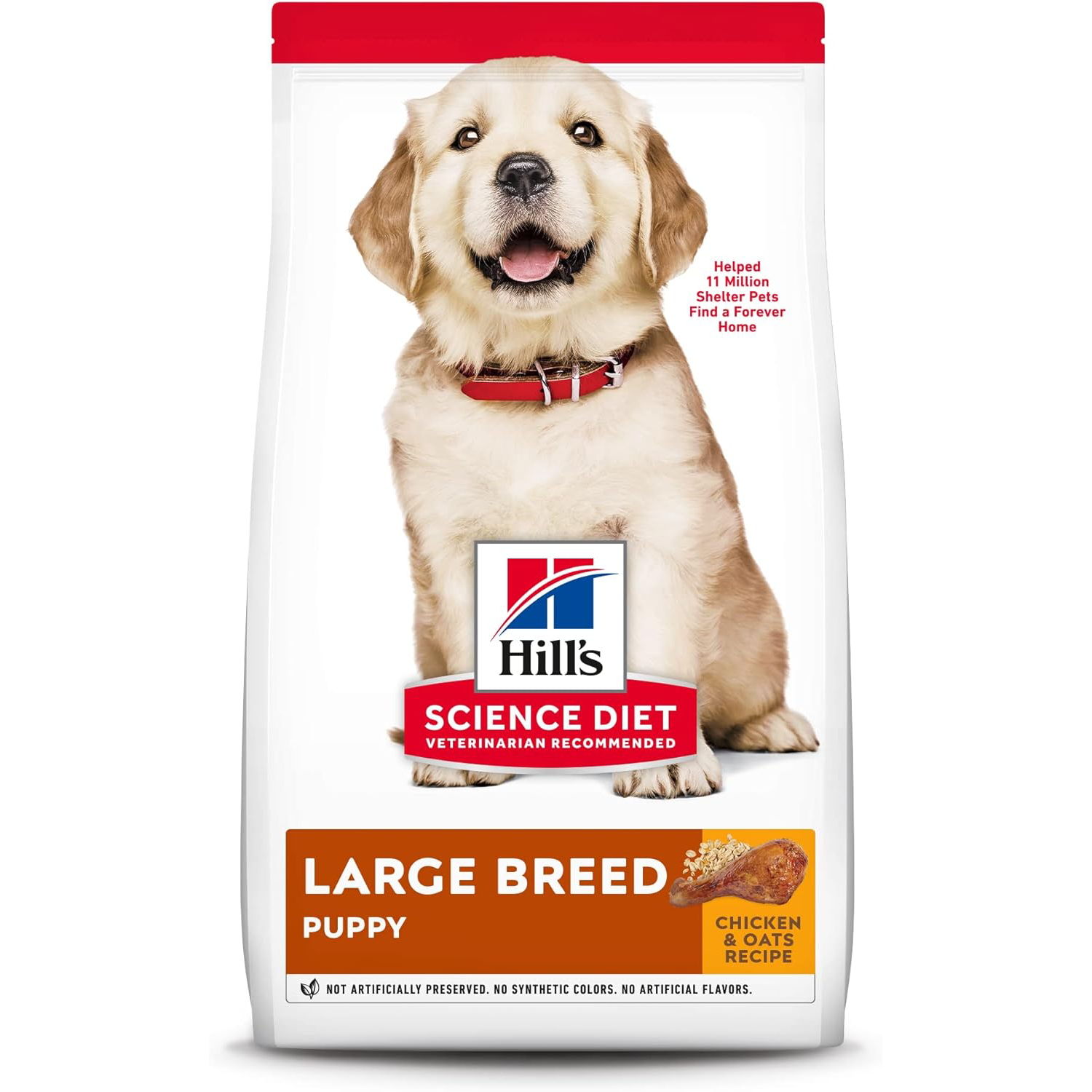 Hill’s Science Diet Large Breed Puppy Chicken Meal &amp; Oat Dry Dog Food