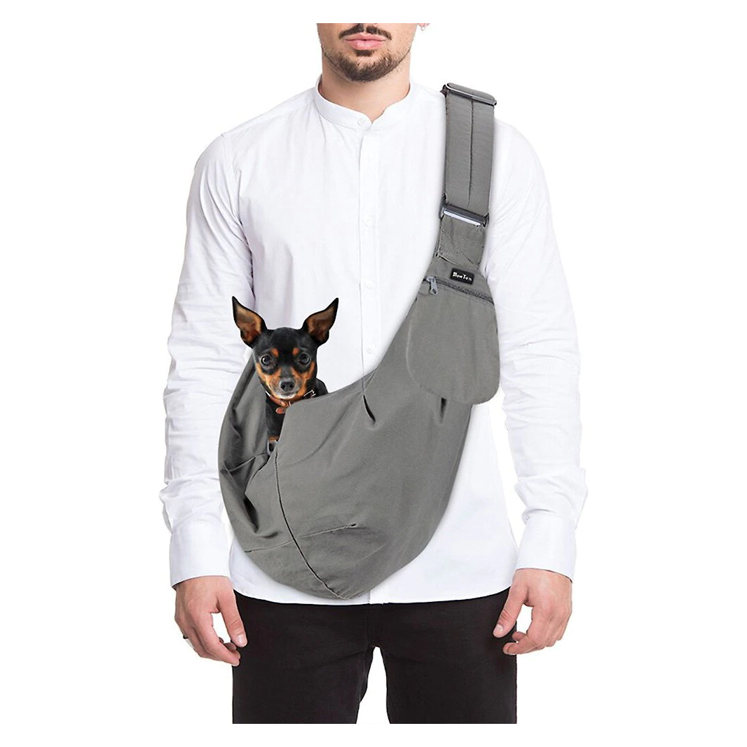 SlowTon Hands-Free Padded and Adjustable Sling Dog &amp; Cat Carrier