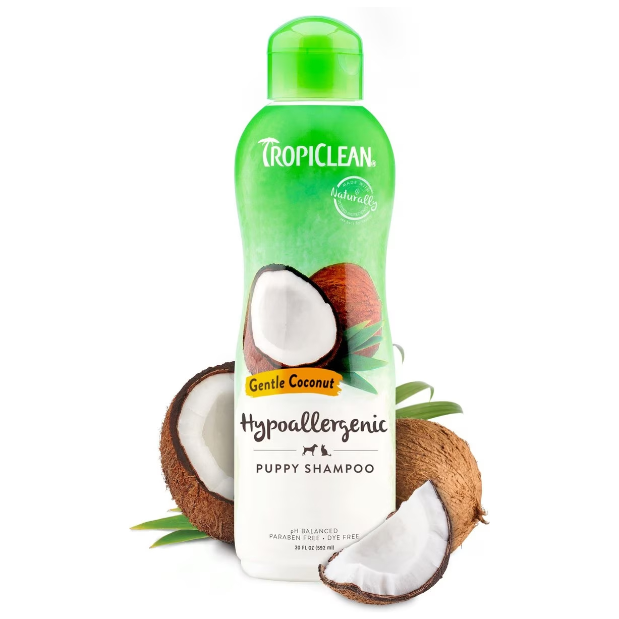 TropiClean Hypo-Allergenic Gentle Coconut Puppy &amp; Kitten Shampoo