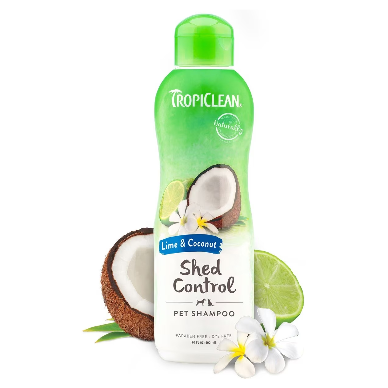 TropiClean Lime & Coconut Deshedding Dog Shampoo