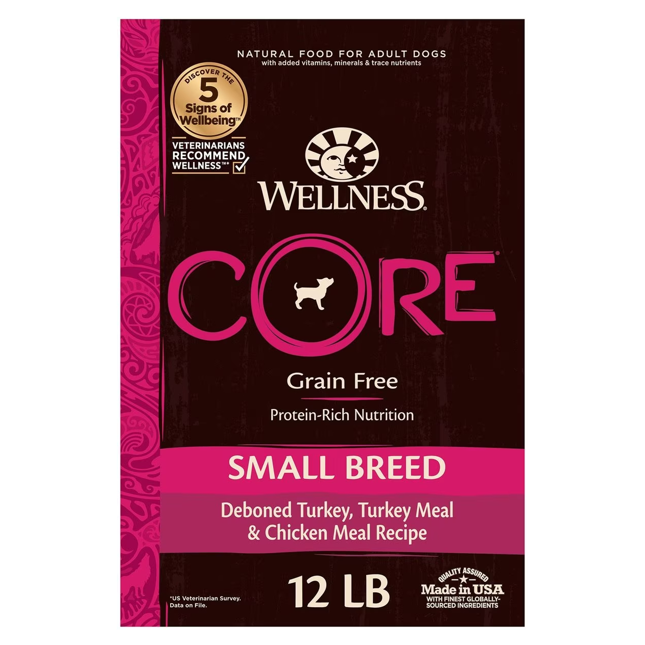 Wellness CORE Grain-Free Small Breed Turkey & Chicken Recipe Dry Dog Food