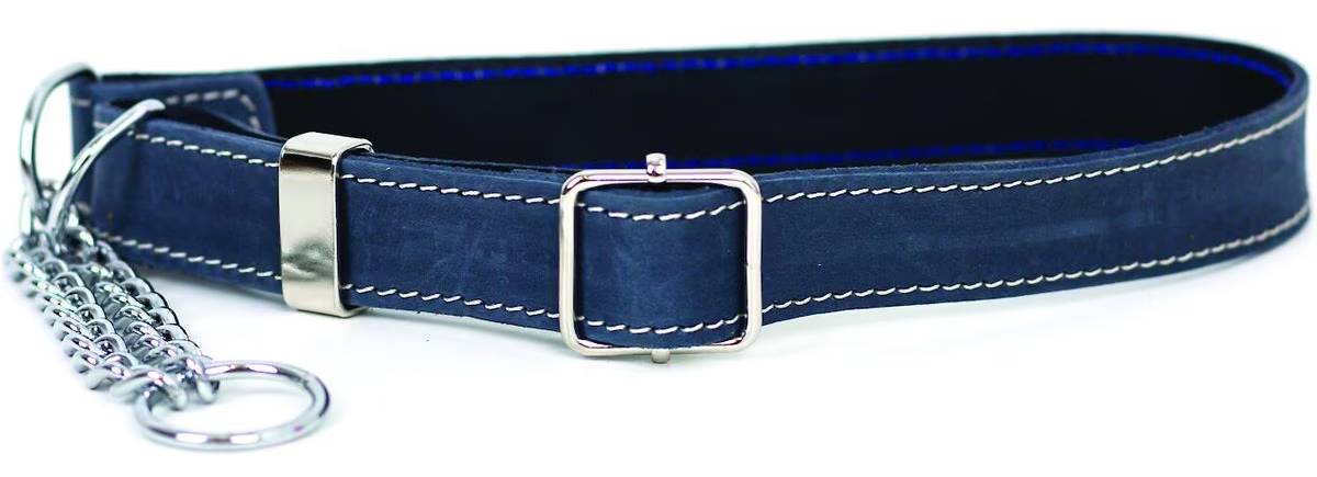 Euro-Dog Luxury Leather Dog Collar