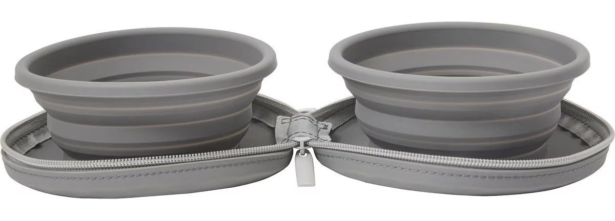 Frisco Travel Collapsible Silicone Dog & Cat Bowl