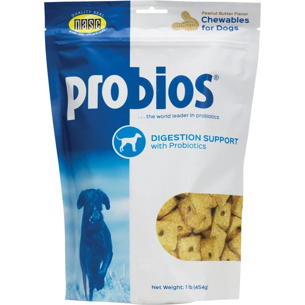 Probios Digestion Support Peanut Butter Flavor Dog Treats