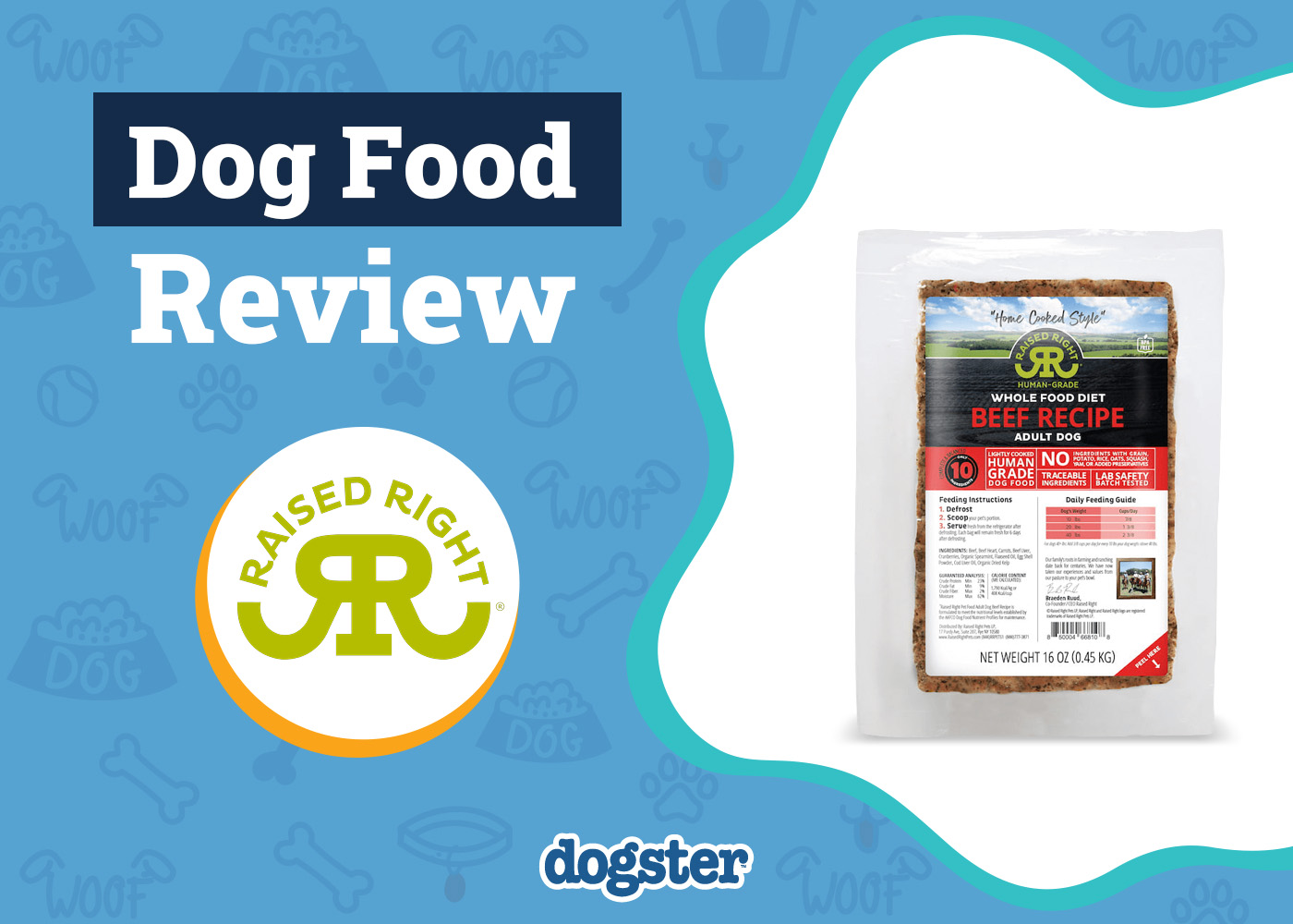 Raised Right Human-Grade Dog Food Review 2026: Veterinarian-Backed Dog Food
