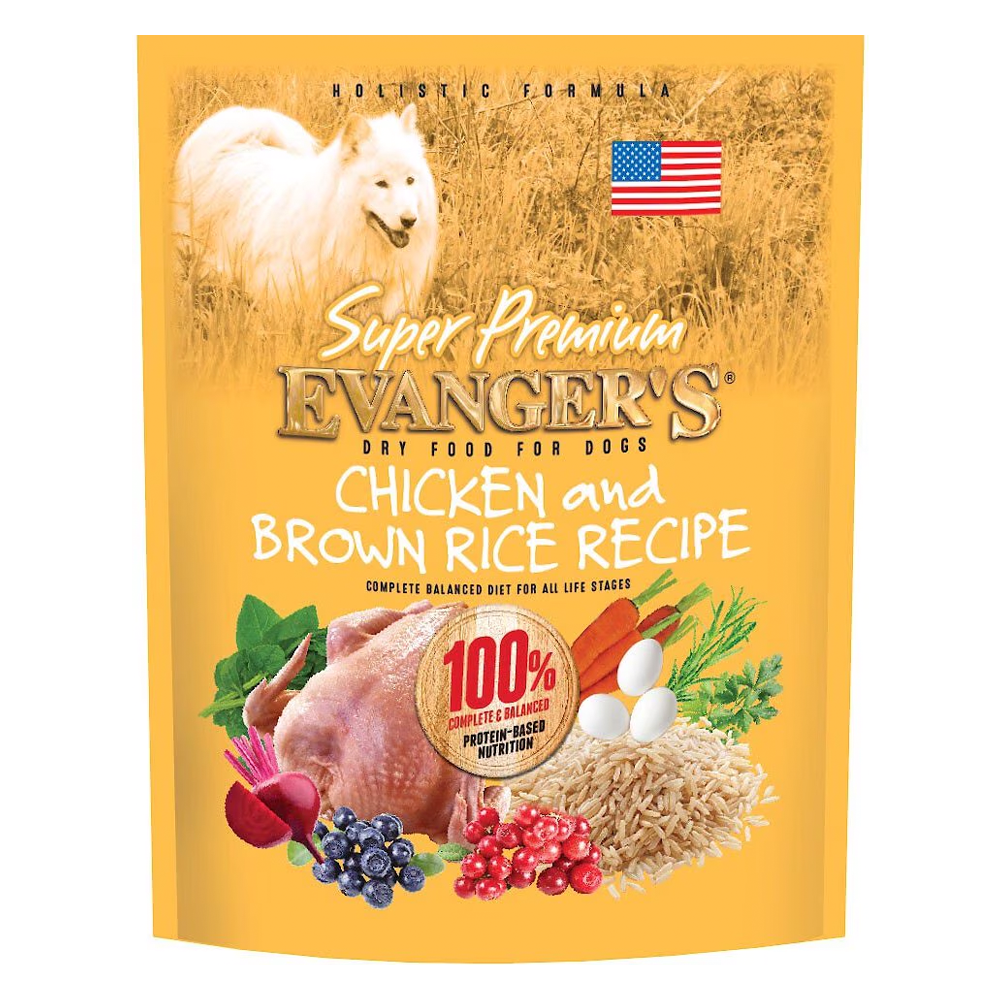 Evanger's Super Premium Chicken with Brown Rice Recipe Dry Dog Food
