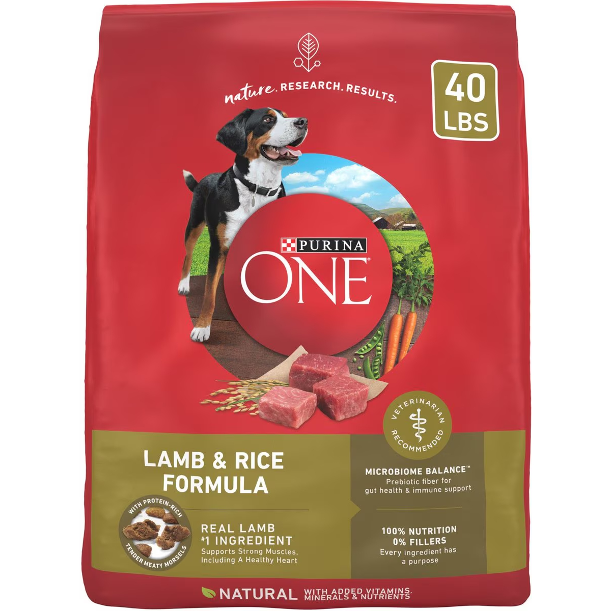 Purina ONE Natural SmartBlend Lamb & Rice Formula Dry Dog Food New