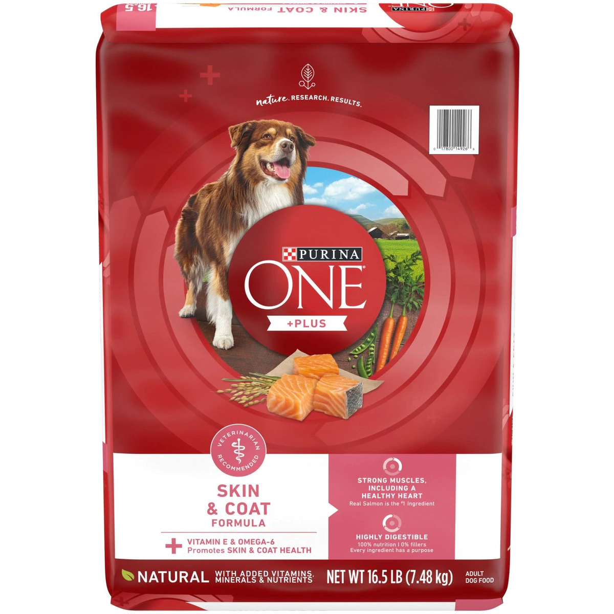 Purina ONE +Plus Adult Skin & Coat Formula Dry Dog Food