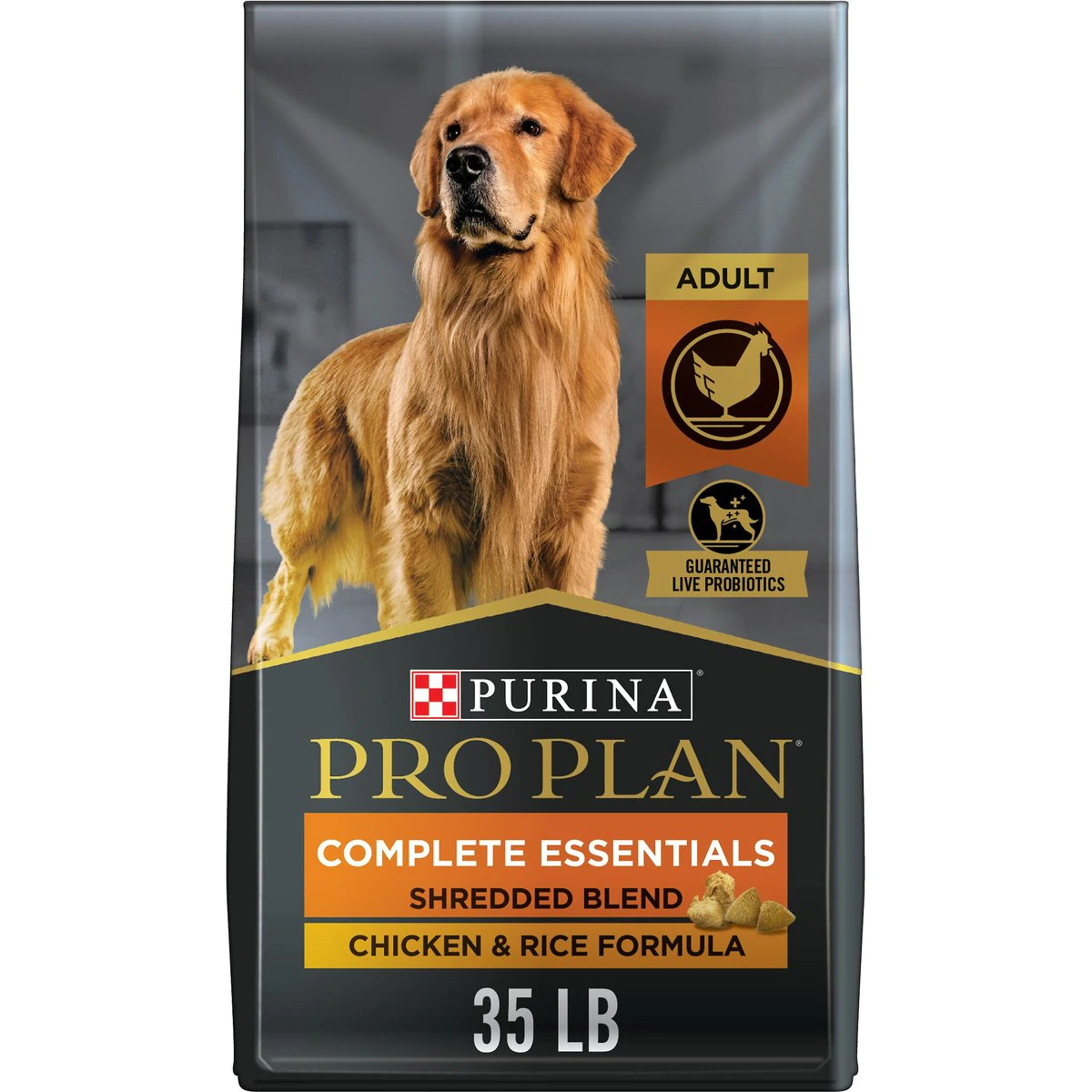 Purina Pro Plan High Protein Shredded Blend Chicken & Rice Formula with Probiotics Dry Dog Food New