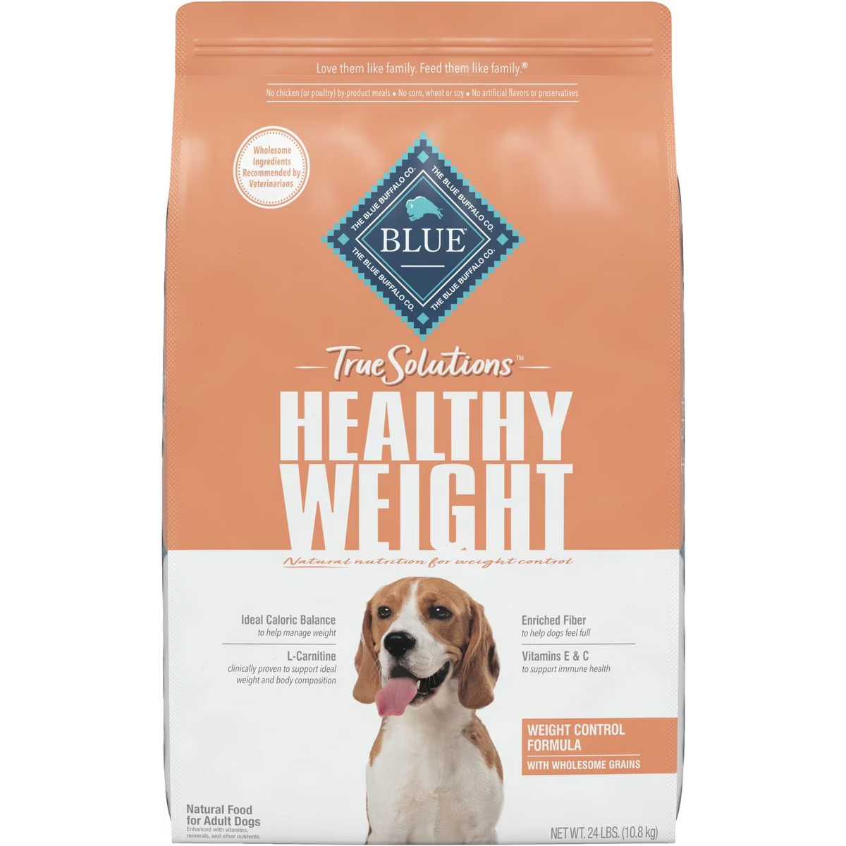 Blue Buffalo True Solutions Healthy Weight Natural Weight Control Chicken Adult Dry Dog Food