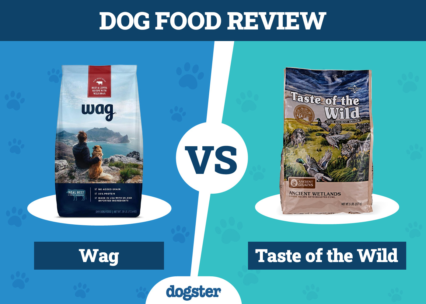 Wag vs Taste of the Wild Dog Food: 2026 Pros, Cons & What to Choose