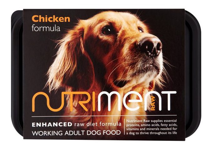 Nutriment Enhanced Adult Working Dogs Raw Food