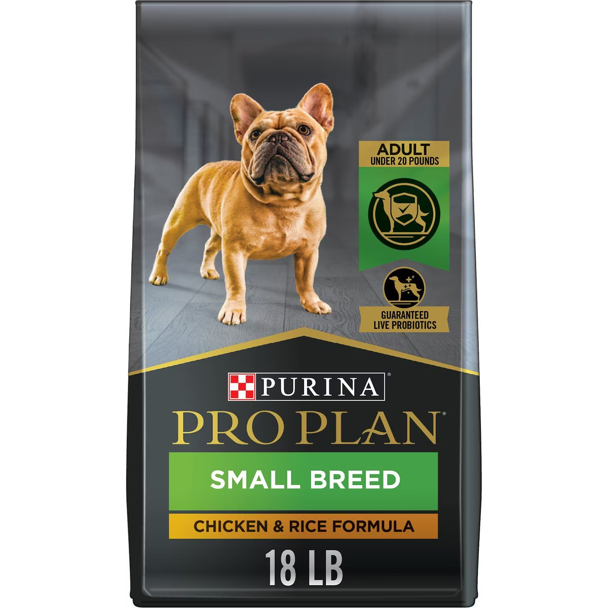 Purina Pro Plan Adult Small Breed Chicken &amp; Rice Formula Dry Dog Food 