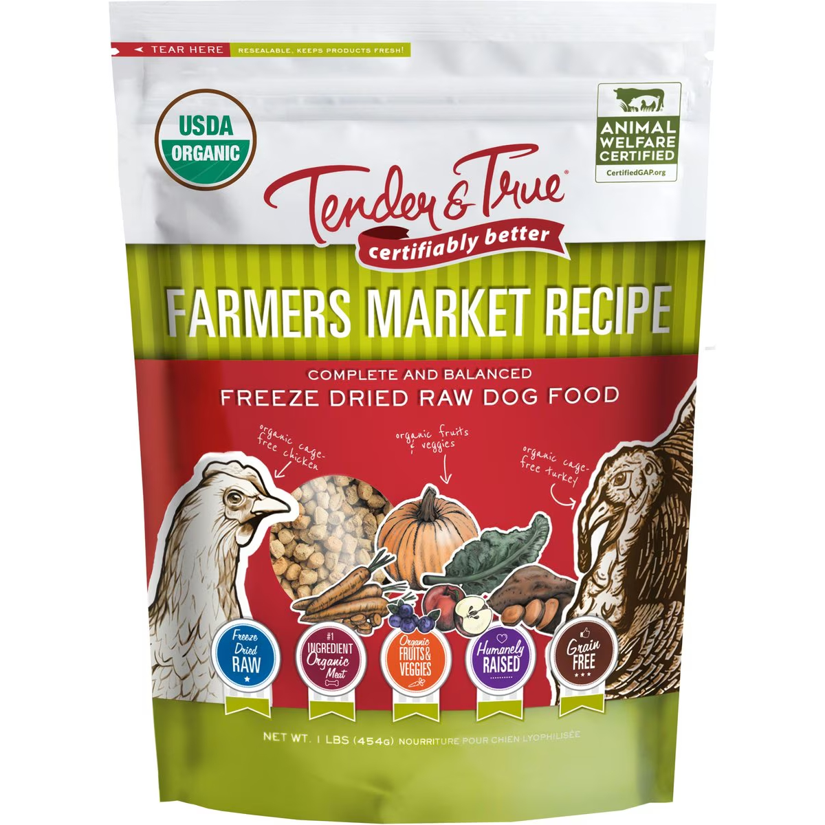 Tender & True Freeze-Dried Raw Dog Food