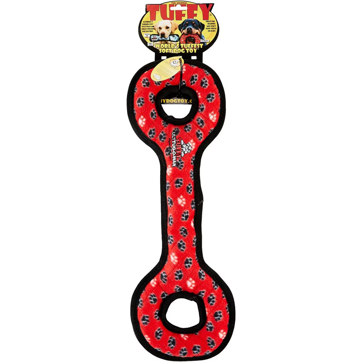 Tuffy's Ultimate Tug-O-War Squeaky Plush Dog Toy 