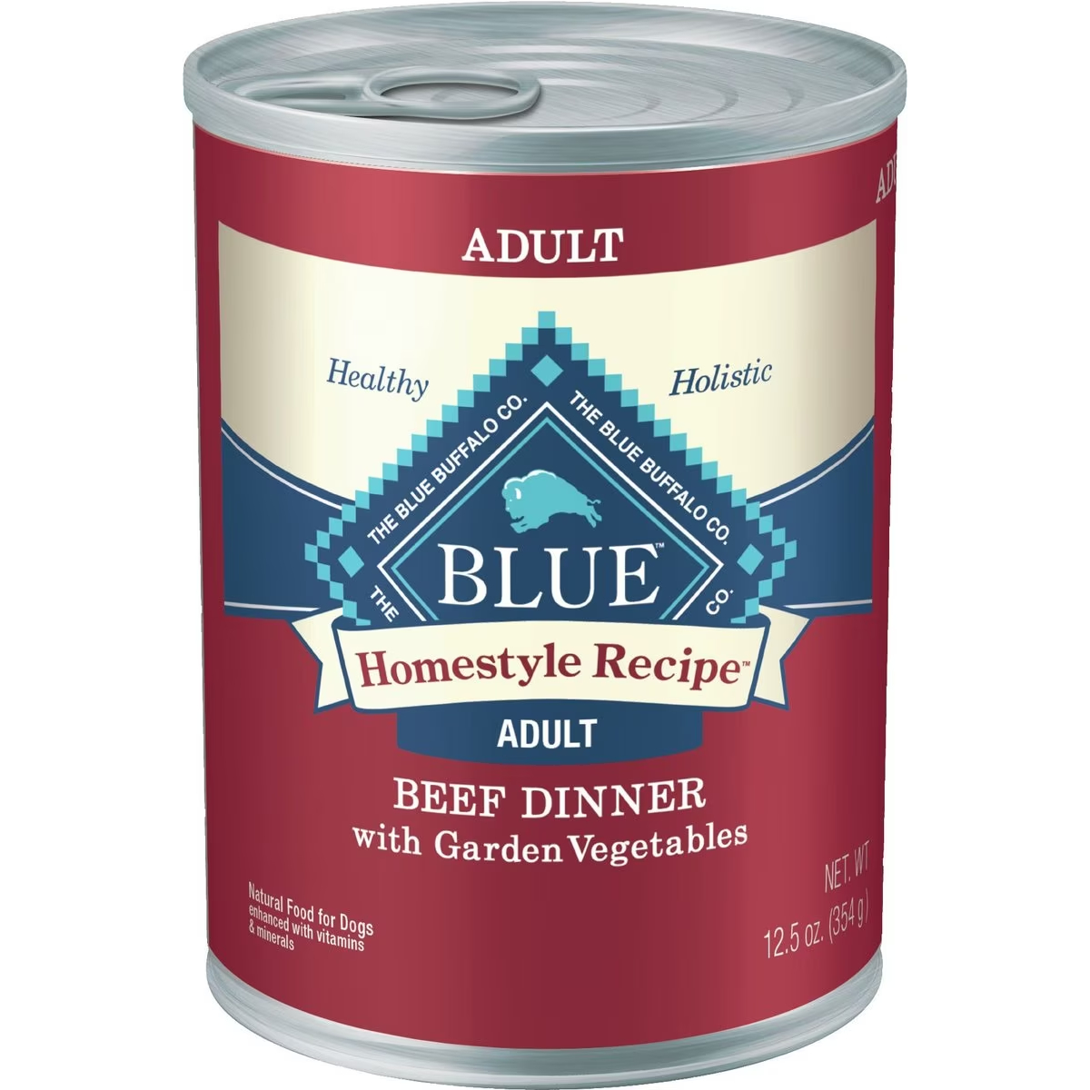 Blue Buffalo Homestyle Recipe Beef Dinner with Garden Vegetables &amp; Sweet Potatoes Canned Dog Food