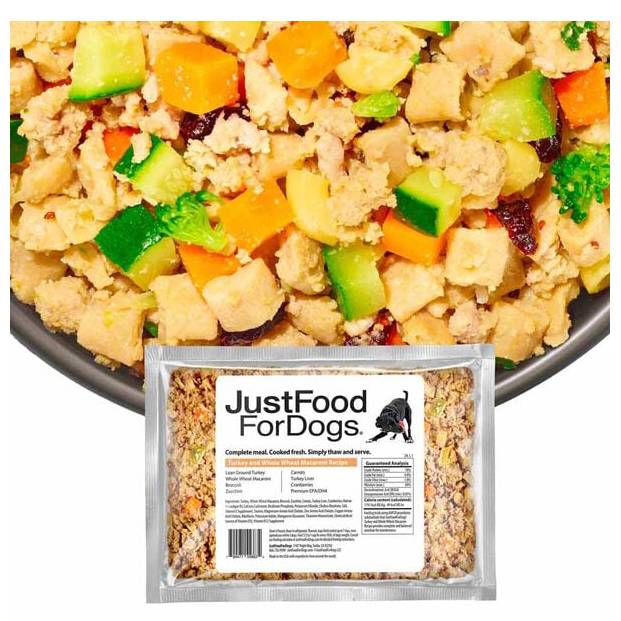 JustFoodForDogs Turkey &amp; Whole Wheat Macaroni Recipe