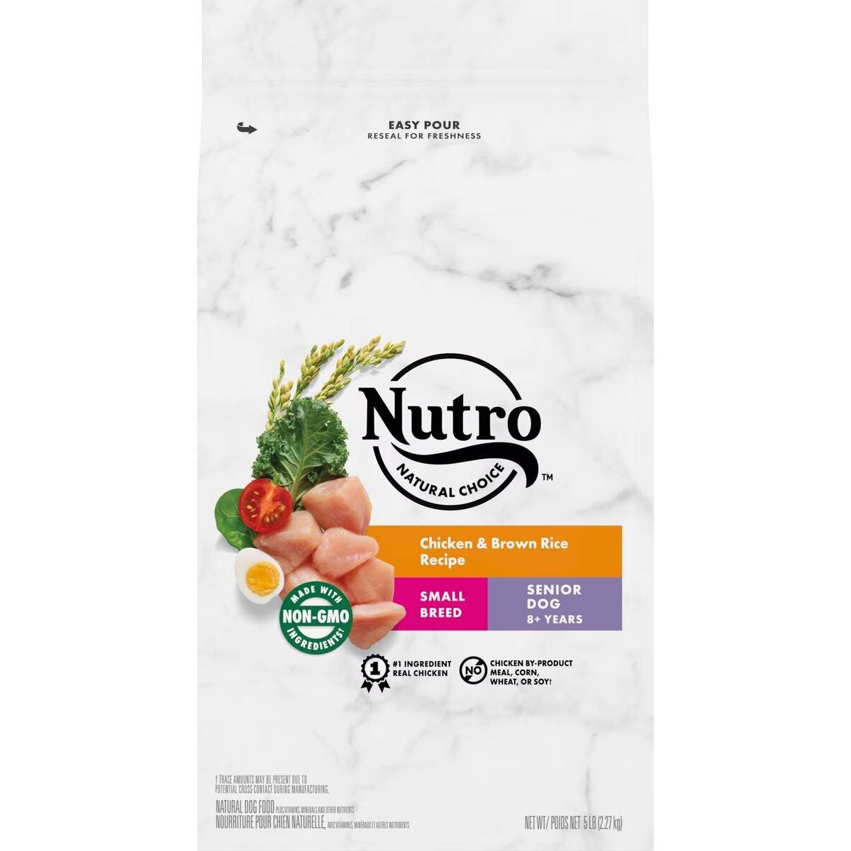 Nutro Natural Choice Small Breed Senior Chicken &amp; Brown Rice Recipe Dry Dog Food