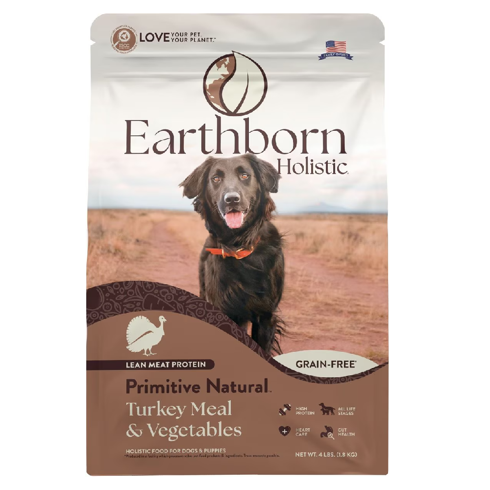 Earthborn Holistic Primitive Natural Turkey Meal & Vegetables Grain-Free Dry Dog Food 1
