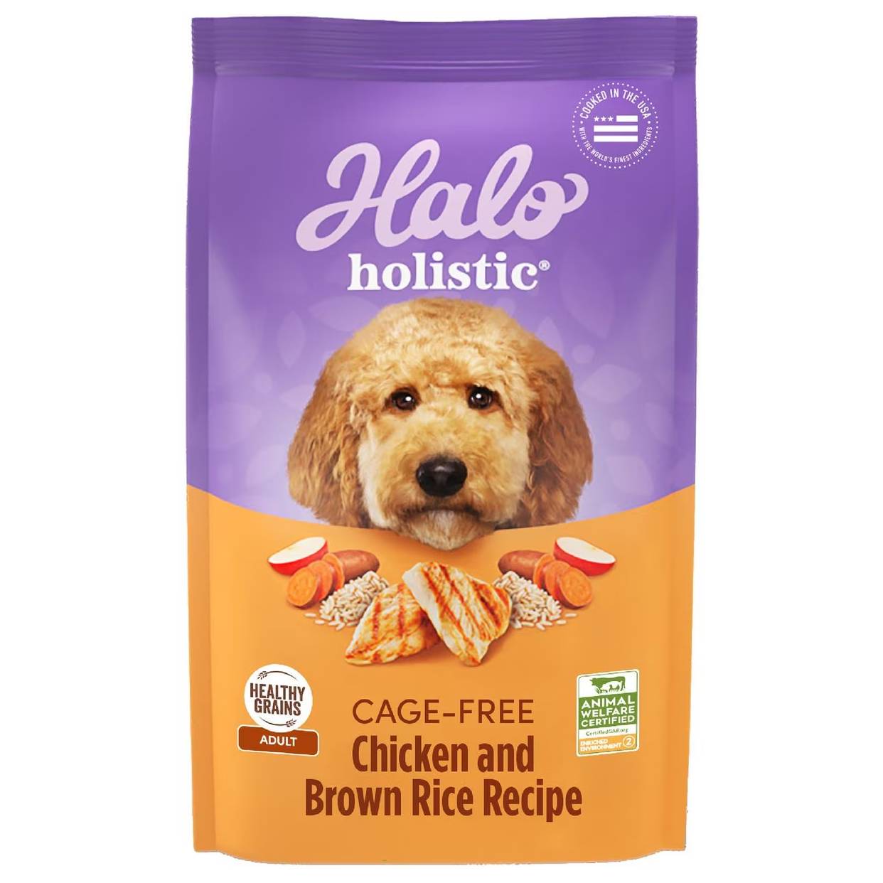 Halo Holistic Dog Food Cage Free Chicken & Brown Rice Formula