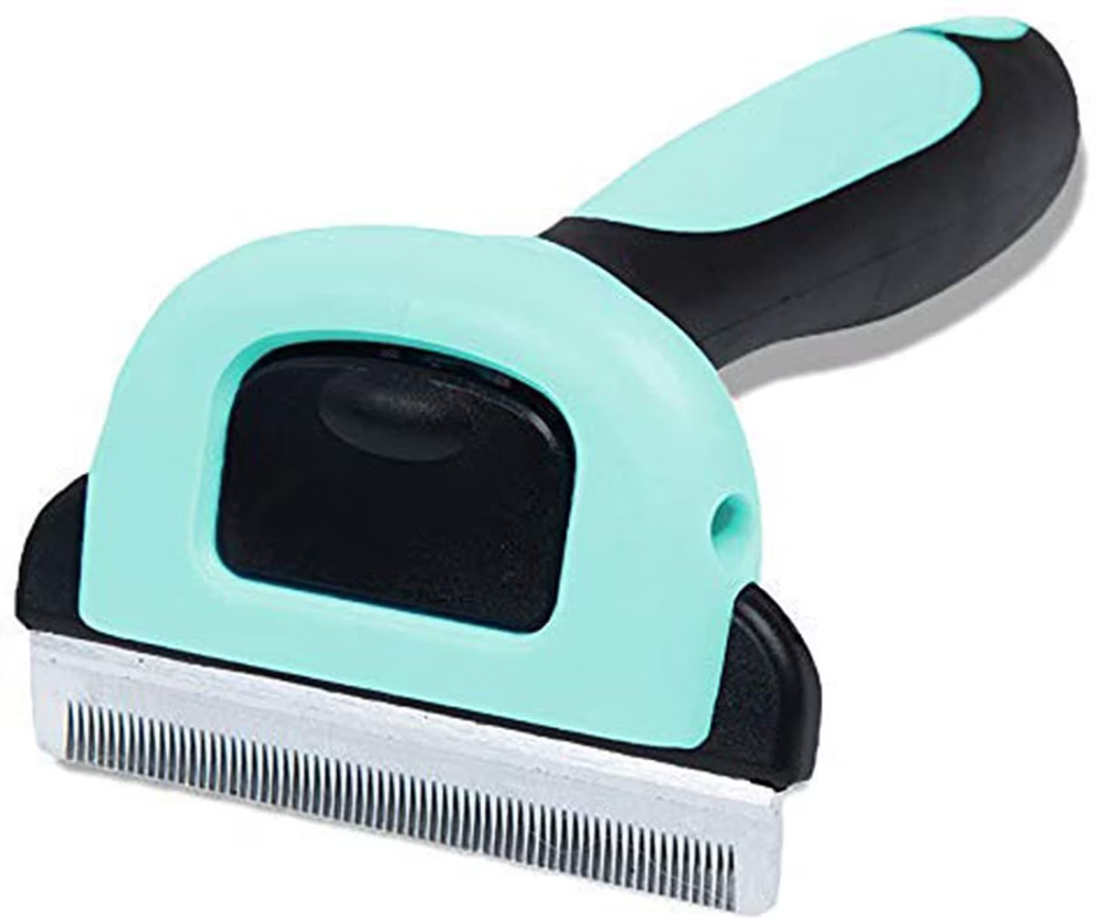 SunGrow Undercoat Deshedding Brush for Short Haired Dog & Cat Shedding Control & Grooming Tool