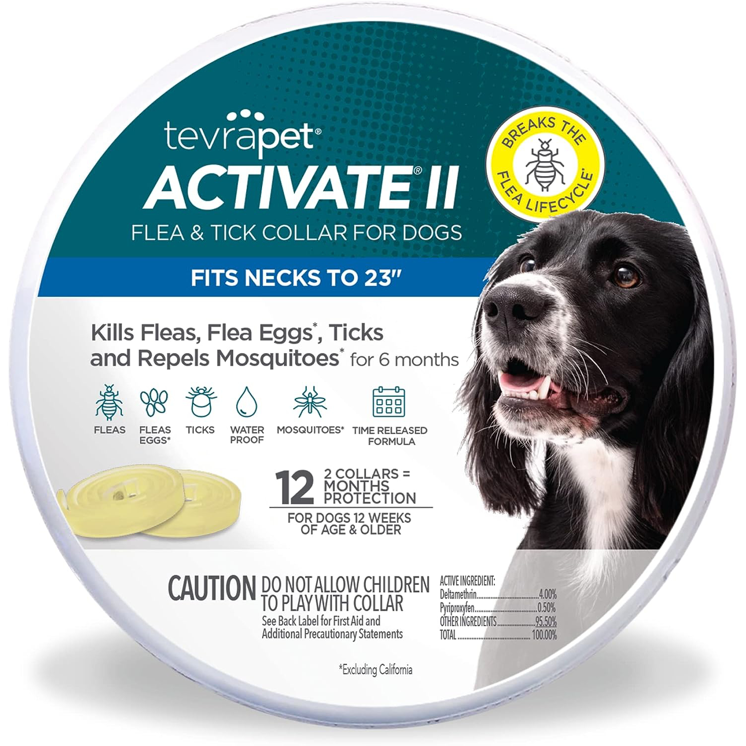 TevraPet Activate II Flea &amp; Tick Collar