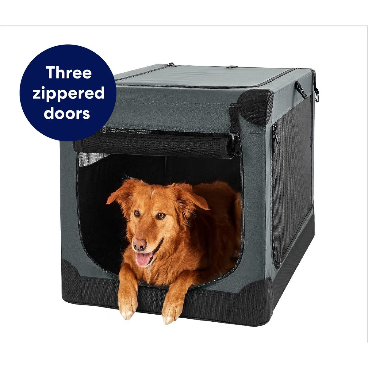 Frisco Indoor & Outdoor 3-Door Collapsible Crate
