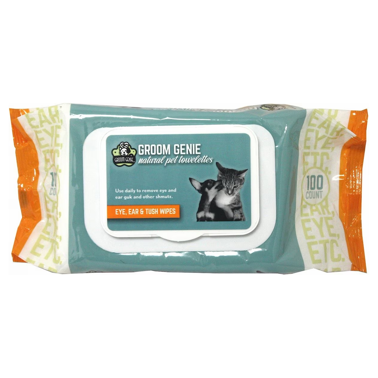Multipet Groom Genie Eye, Ear & Tush Dog Wipes