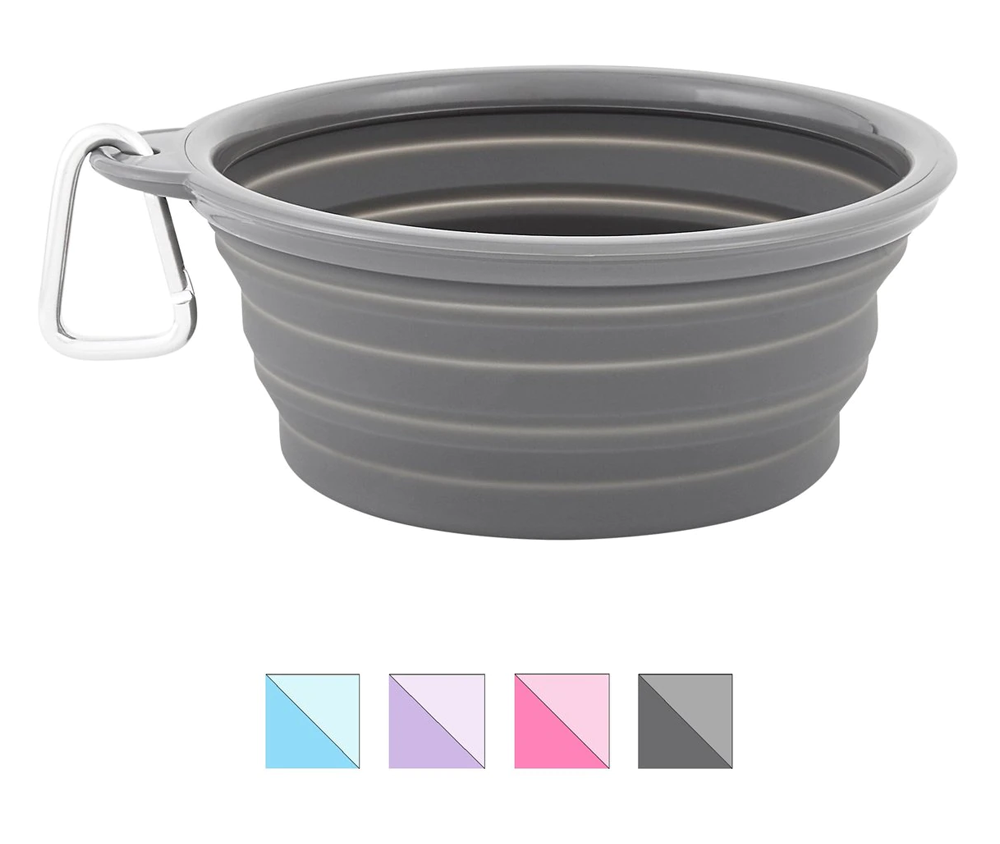 Prima Pets Collapsible Travel Bowl With Carabiner