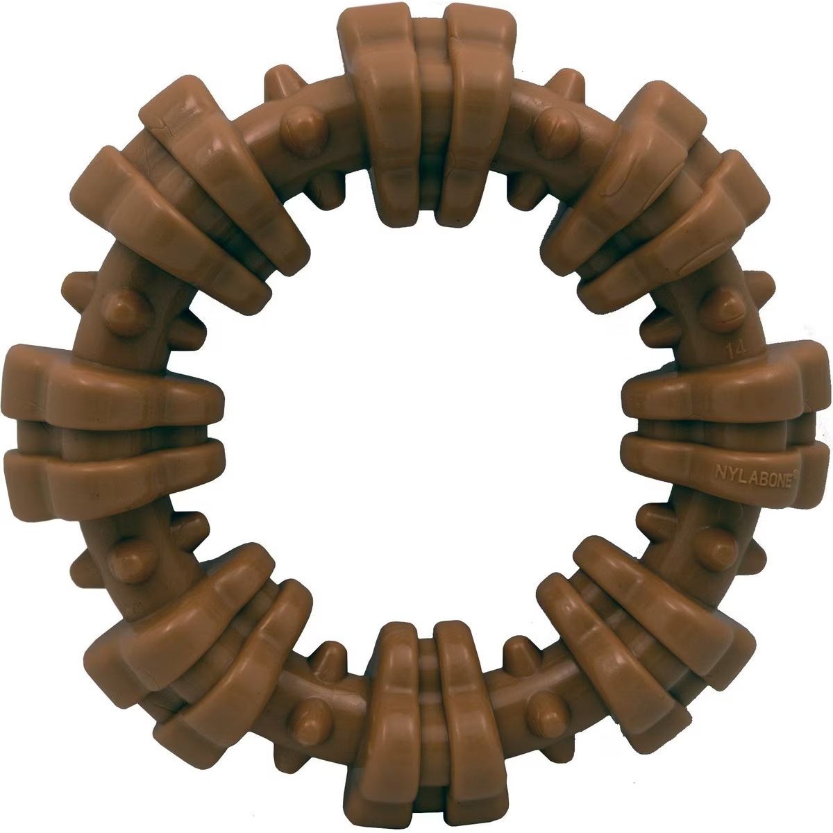 Nylabone Power Chew Textured Dog Chew Ring Toy Flavor Medley