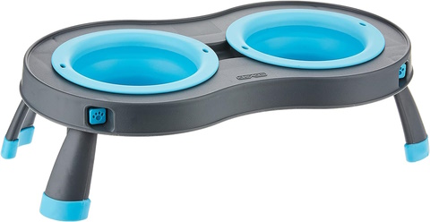 Dexas Popware for Pets Double Elevated Pet Feeder