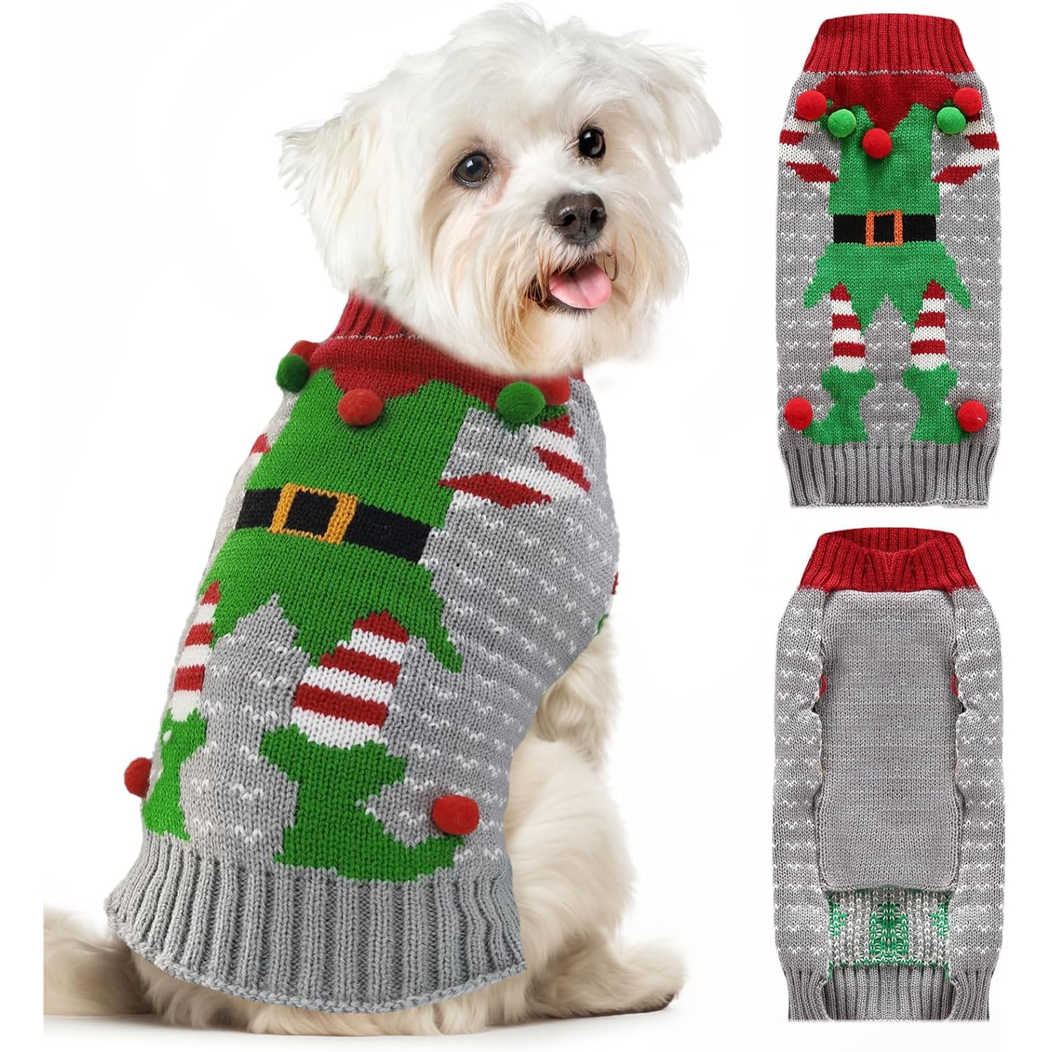 Dog Christmas Ugly Clown Christmas Sweater
